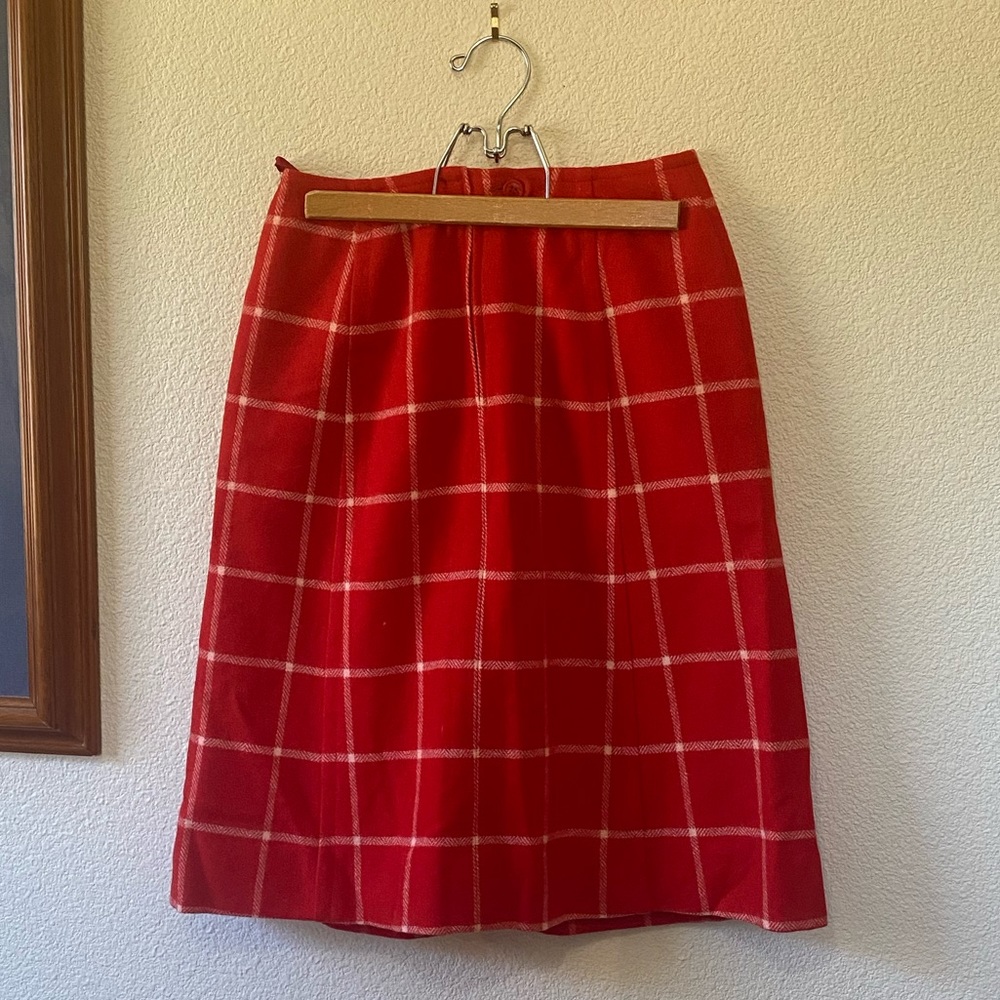 Pendleton Red Skirt - image 2